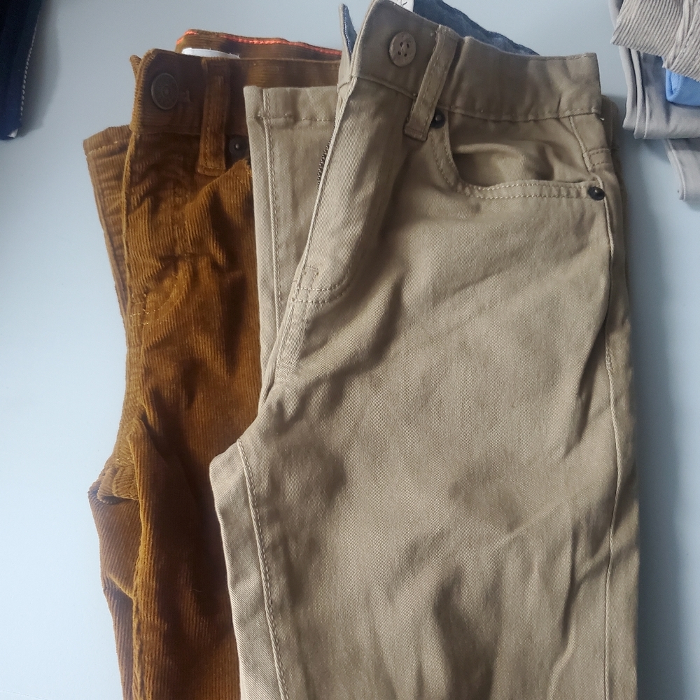 Gently used boys size 7 cords